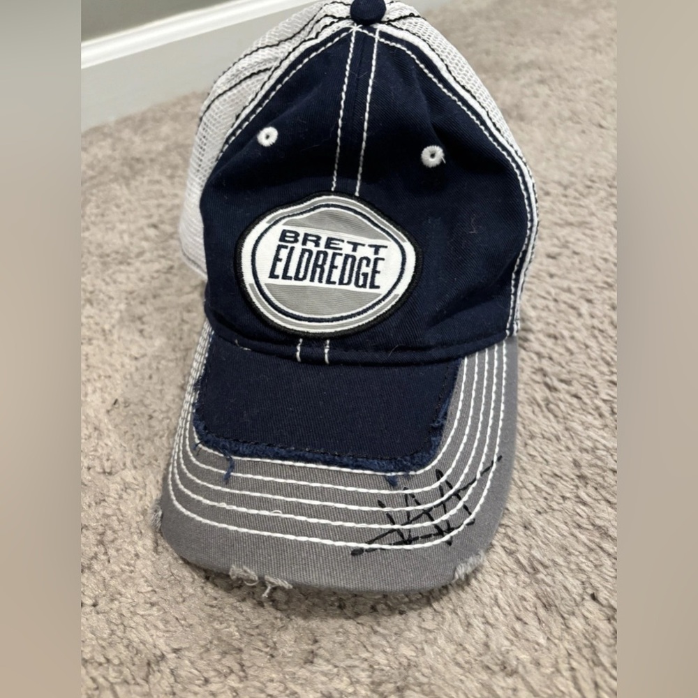Brett Eldredge Navy and Gray Trucker Hat